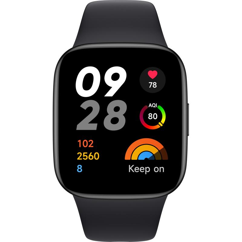 Xiaomi redmi watch 3 smartwatch 1.75 amoled hd telefonate bluetooth monitoraggio della spo2 e frequenza cardiaca resistenza all`acqua 5atm autonomia di 12 giorni 121 modalitÀ fitness