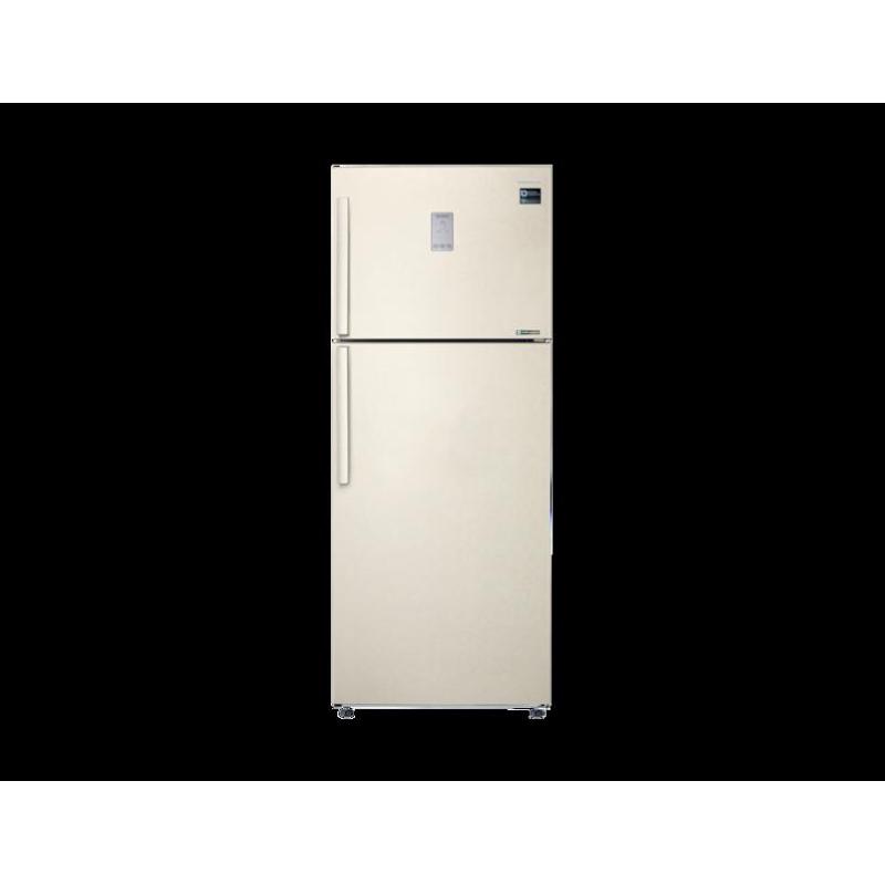 Image of Samsung rt50k6335ef frigorifero doppia porta capacita` 516 litri classe energetica f (a++) no frost premium multi flow plus twin cooling plus larghezza 79 cm altezza 178,5 cm sabbia