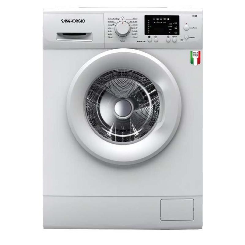 san giorgio - it wash san giorgio f812l lavatrice carica frontale classe energetica d (a+++) capacita` di carico 8 kg centrifuga 1200 giri nero donna