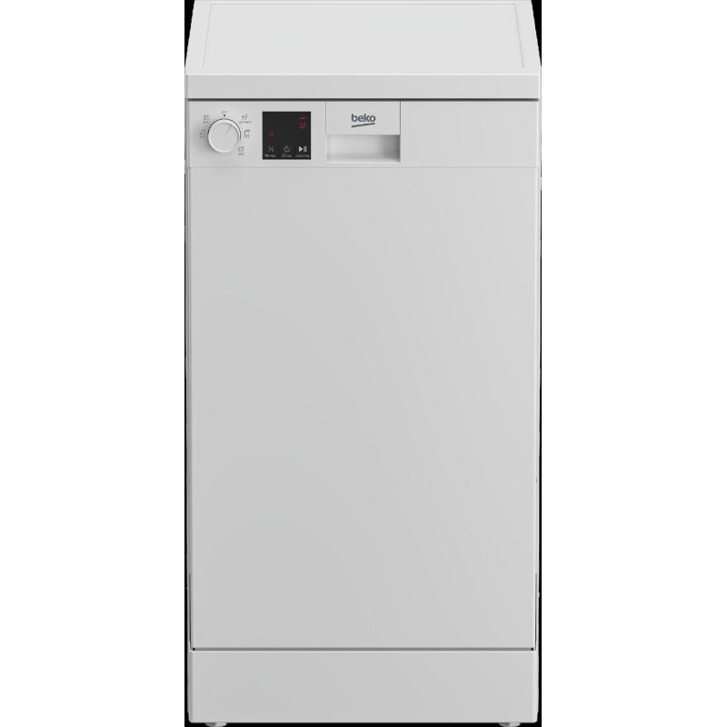 Image of Beko dvs05024w lavastoviglie slim libera installazione 10 coperti classe energetica e (a++) 5 programmi 45 cm bianco