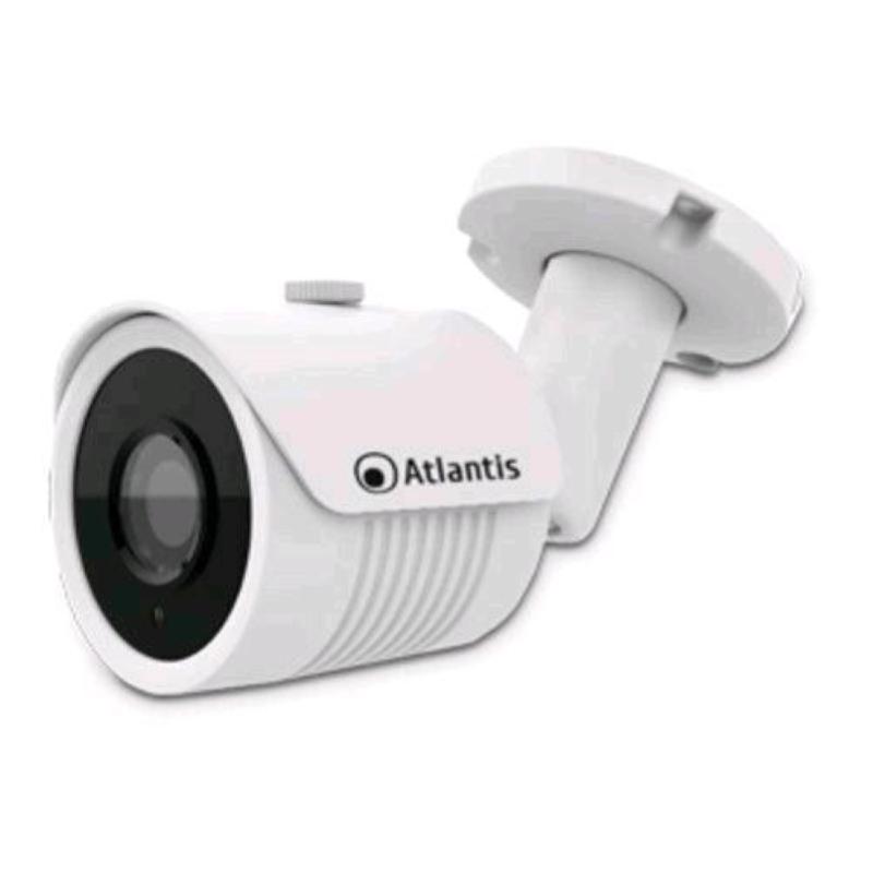 Image of Atlantis videocamera ip poe bullet bianca 5mp sensore ottico k05+fh8856 1-2.8` cmos ottica fissa 36mm