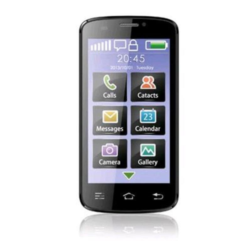 Image of Nodis sn-smart-b senior smartphone 4.5 dual sim 8gb tasto sos android 4.4 italia black