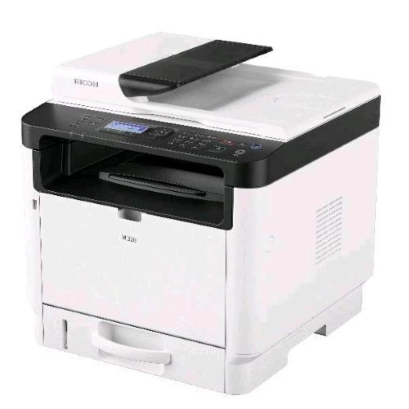 Image of Ricoh m320 stampante multifunzione laser b/n a4 adf usb lan 32ppm