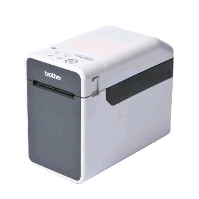 Image of Brother td-2135n stampante termica diretta per etichette 300 dpi usb lan desktop white grey
