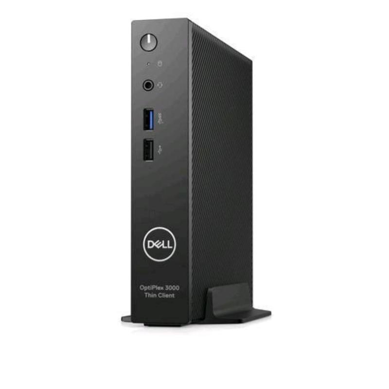 Image of Dell optiplex 3000 thin client celeron n5105 2ghz ram 8gb-emmc 32gb-wi-fi 4-wyse thin os black (mh7p2)