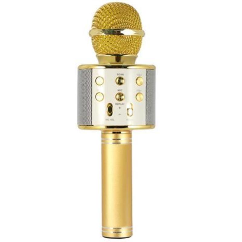 Image of Xtreme 27837k microfono con speaker integrato bluetooth portatile hollywood gold