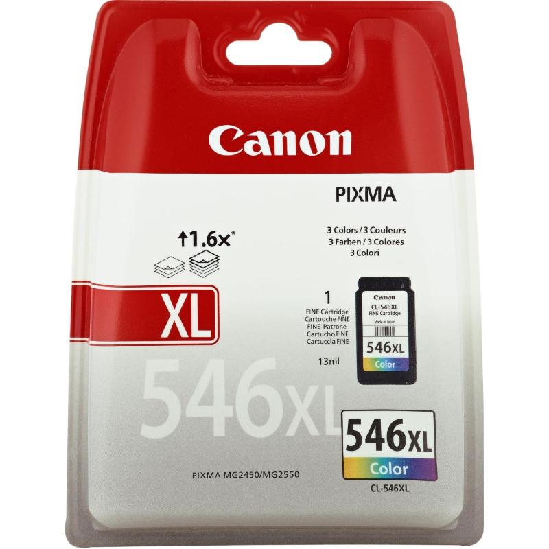 Image of Canon cartuccia ink cl-546xl colore blister