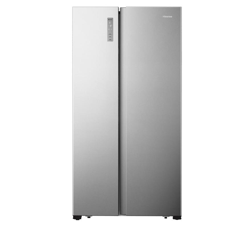 Image of Hisense frigo side by side total nofrost 662lt f silver rs677n4aif