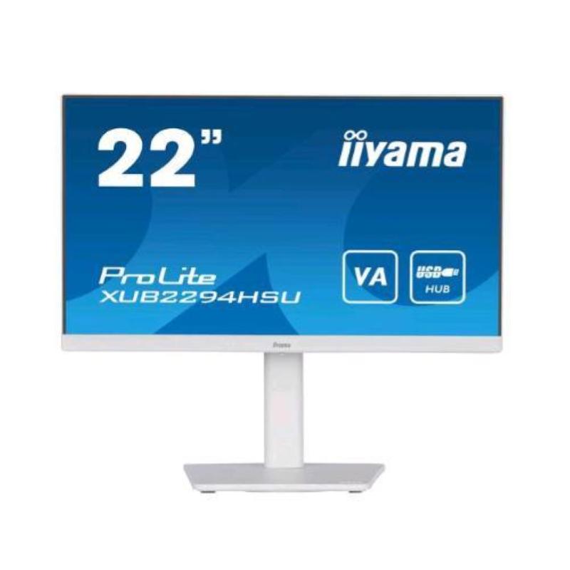 Image of Iiyama prolite monitor per pc 21.5`` 1920x1080 pixel full hd bianco