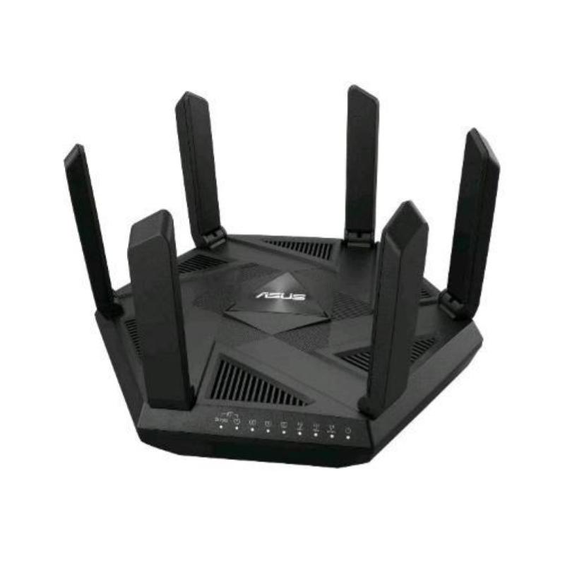 Image of Asus axe7800 router estendibile con mobile tethering, alternativa ai router 4g 5g tri-band wifi 6e (802.11ax), 6ghz 2.5g, asus safe browsing, aiprotection pro, parental control, link aggregation