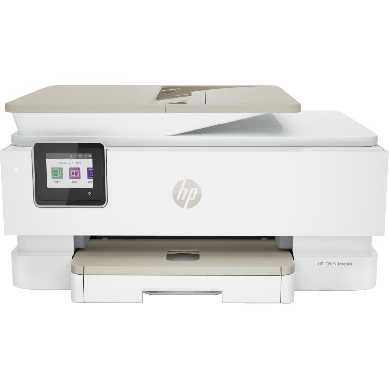 Image of Hp stampante multifunzione ink envy inspire 7924e 349w0b white a4 13-15ppm usb2.0 wifi bt 1y 1200x1200dpi fr airprint