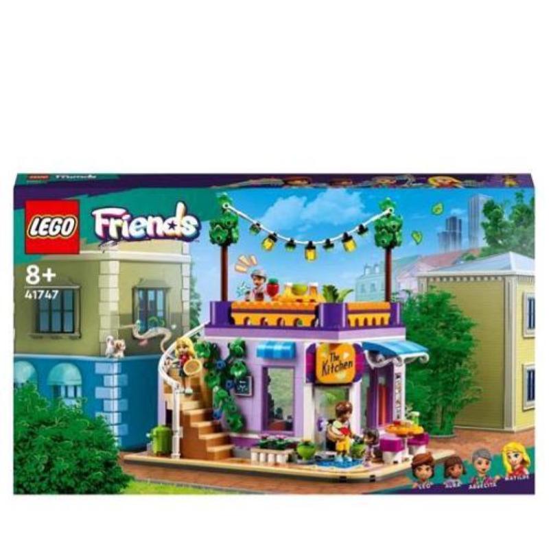 Lego friends cucina comunitaria di heartlake city compatibile con centro comunitario con 4 mini bamboline e accessori