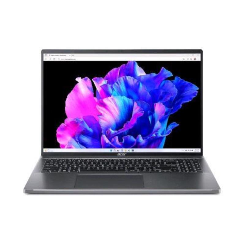 Image of Acer notebook swift go 16 sfg16-71-72jl processore intel core i7 1355u ram 16 gb ddr5 ssd 512gb display oled 16`` 3200*2000 grafica amd radeon graphics peso 1,6 kg windows 11 home