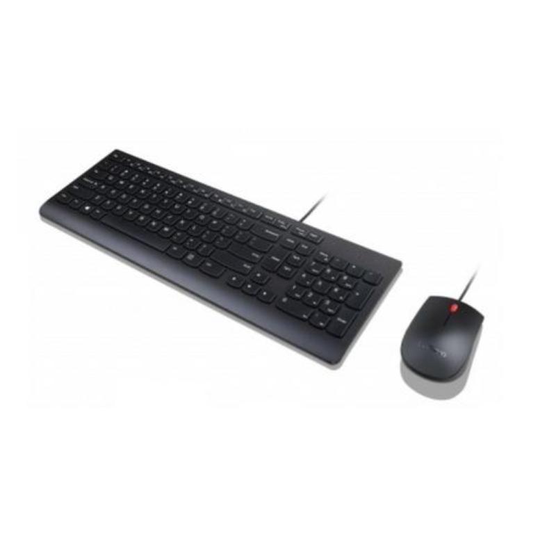 Image of Lenovo tastiera+mouse essential wired combo keyboard + mouse layout italiano