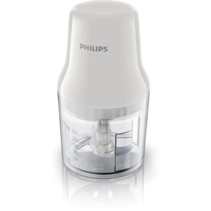 Image of Philips hr1393-00 daily collection tritatutto easy press 450 w 0,7lt trasparente-bianco