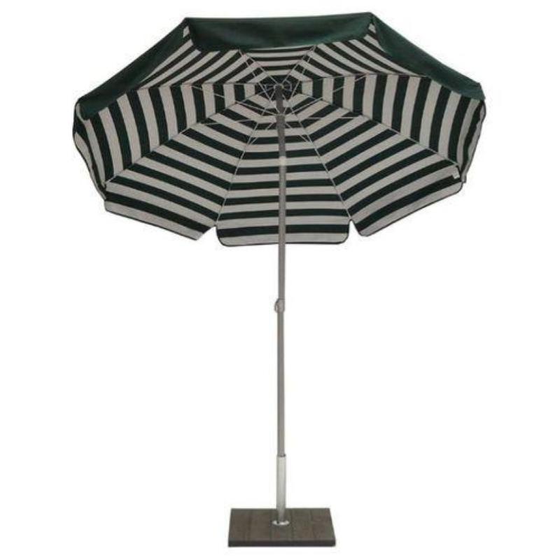 Image of Maffei ombrellone acciaio cotone venezia verde 200