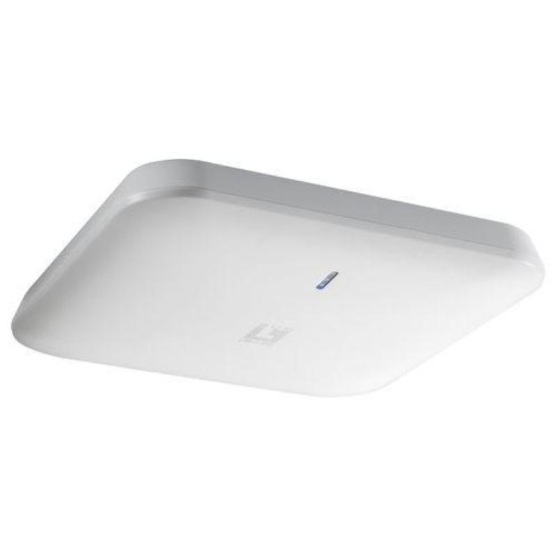 Image of Levelone wap-8123 ac1200 dual band poe wireless access point ceiling mount controller managed