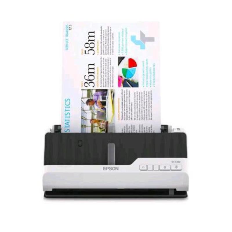 Image of Epson ds-c330 scanner con adf alimentatore di fogli 600x600 dpi a4 nero-bianco