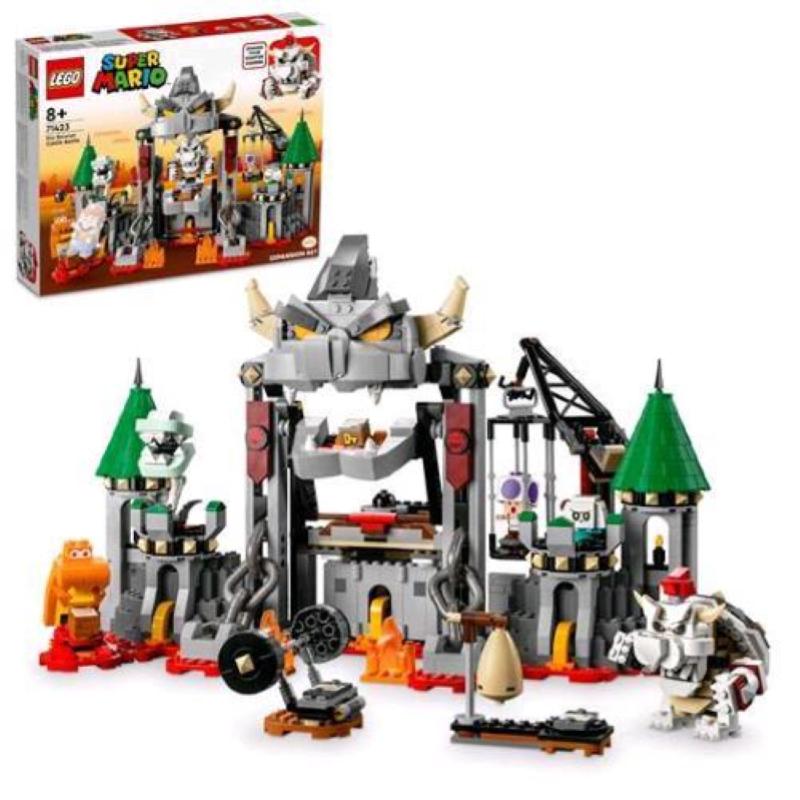 Image of Lego super mario 71423 pack di espansione battaglia al castello di skelobowser con 5 personaggi, giochi per bambini 8+ anni