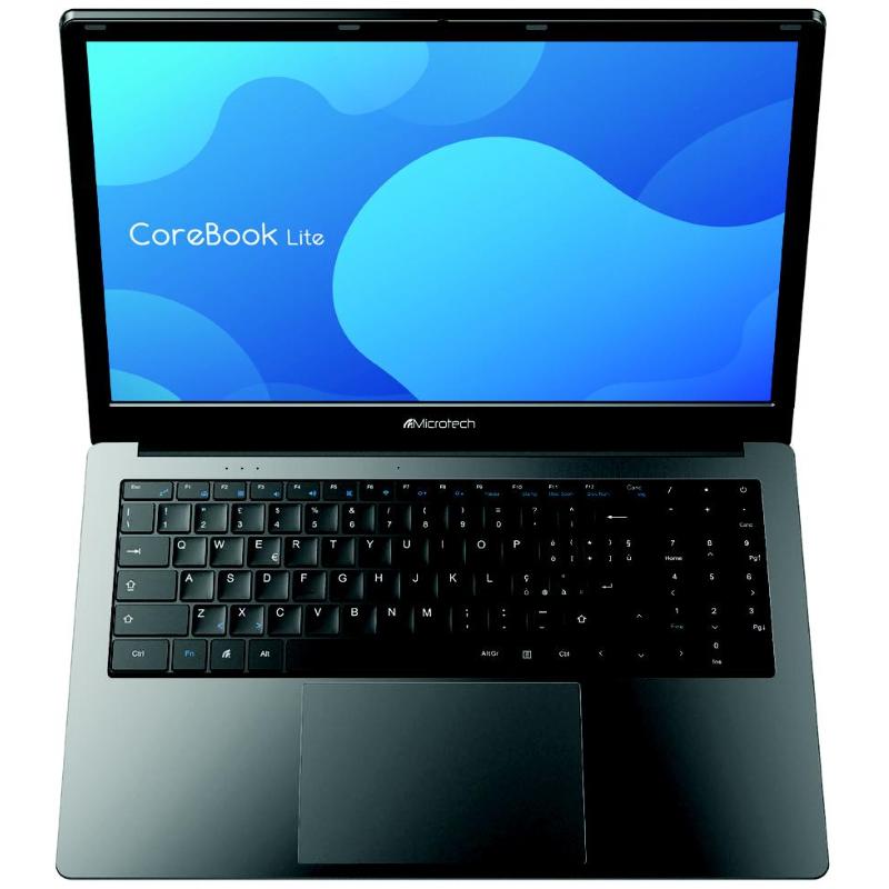 Image of Microtech corebook lite c 15.6 celeron n4020 1.1ghz ram 8gb-ssd 256gb-win 10 home grigio (cbl15c/256w1)