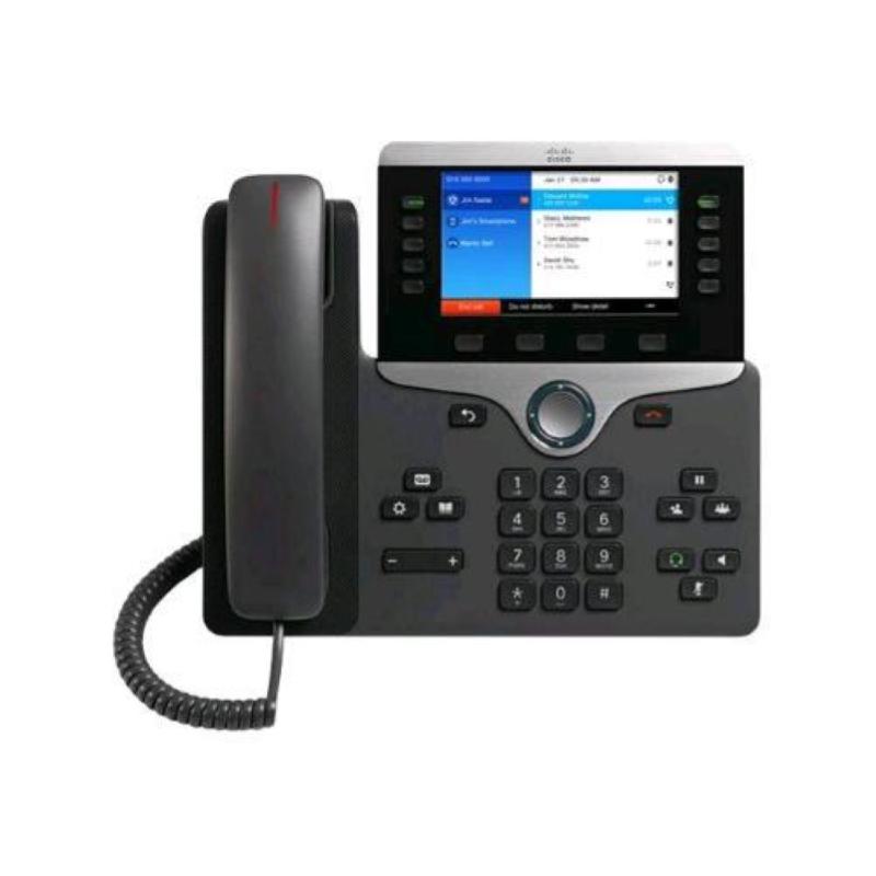 Image of Cisco ip phone 8851 telefono voip sip, rtcp, rtp, srtp, sdp 5 linee nero