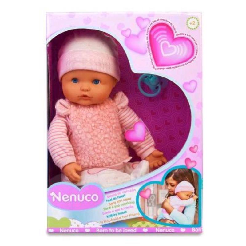 Image of Famosa nenuco cuore che batte bambola morbida 42 cm