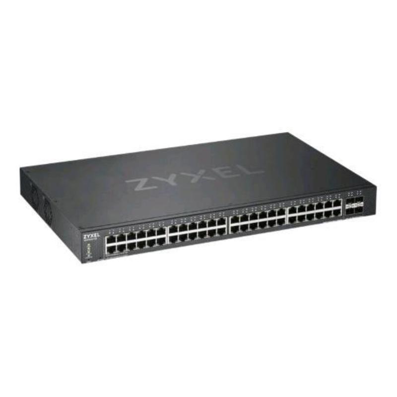 Image of Zyxel xgs1930-52 switch intelligente 48x10-100-1000 + 4 x 10 gigabit sfp+ montabile su rack