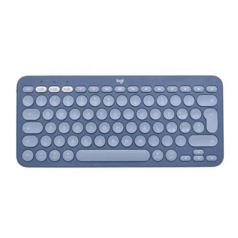Image of Logitech k380 tastiera per mac multi-device qwerty italiano colore blu