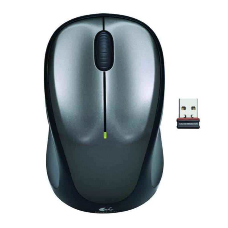 Image of Logitech m235 mouse wireless, 2,4 ghz con ricevitore usb unifying, tracciamento ottico 1000 dpi, durata batteria di 12 mesi, compatibile con pc, mac, laptop, chromebook - grigio