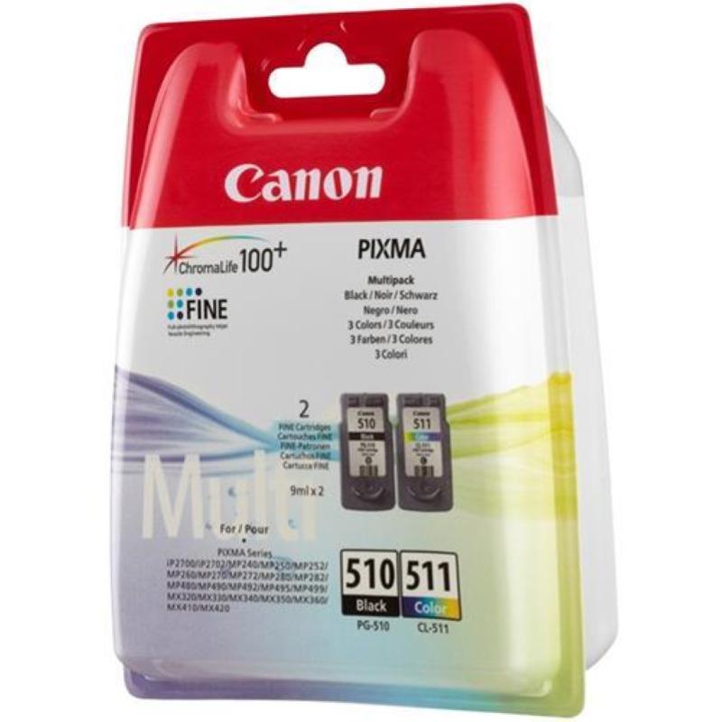 Canon pg-510 + cl-511 multi pack blister