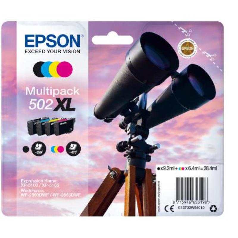Image of Epson 502xl multipack binocolo 4 colori