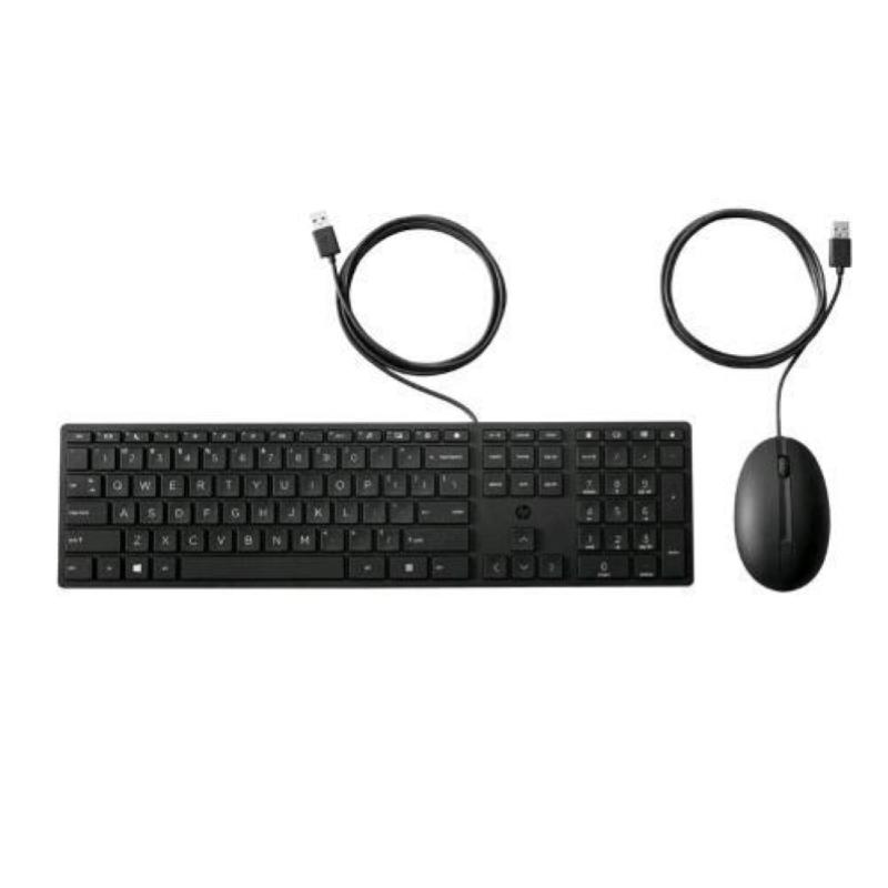 Image of Hp wired 320mk combo mouse e tastiera nero