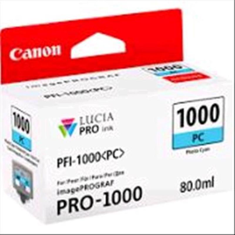 Image of Canon cartuccia ink pfi-1000 photo ciano