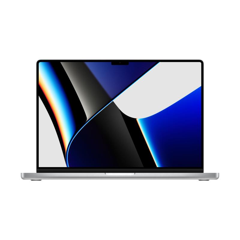 Image of 16-inch macbook pro: apple m1 pro chip with 10-core cpu and 16-core gpu, 512gb ssd - silver