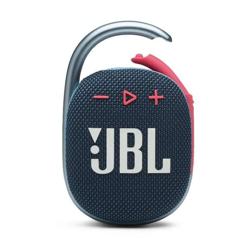 Jbl clip 4 diffusore bluetooth portatile 4.2w waterproof ip67 blu/rosa