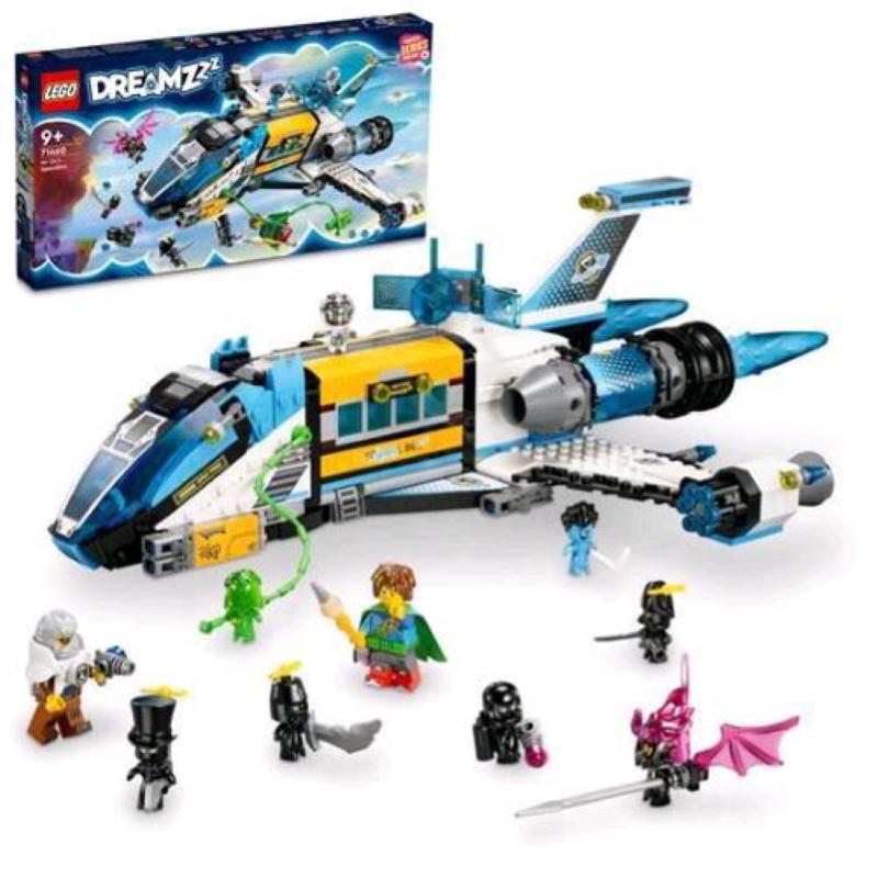 Image of Lego dreamzzz 71460 il bus spaziale del signor oz, astronave giocattolo da costruire in 2 modi con mateo, z-blob e logan
