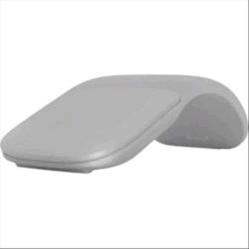 Image of Microsoft surface arc mouse mouse ottico 2 pulsanti wireless bluetooth 4.0 grigio chiaro