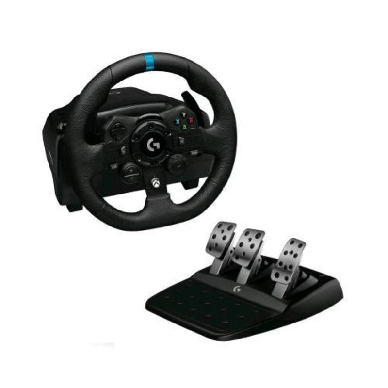 Image of Logitech g923 trueforce xb1 volante da corsa e pedali e driving force leva di cambio nero
