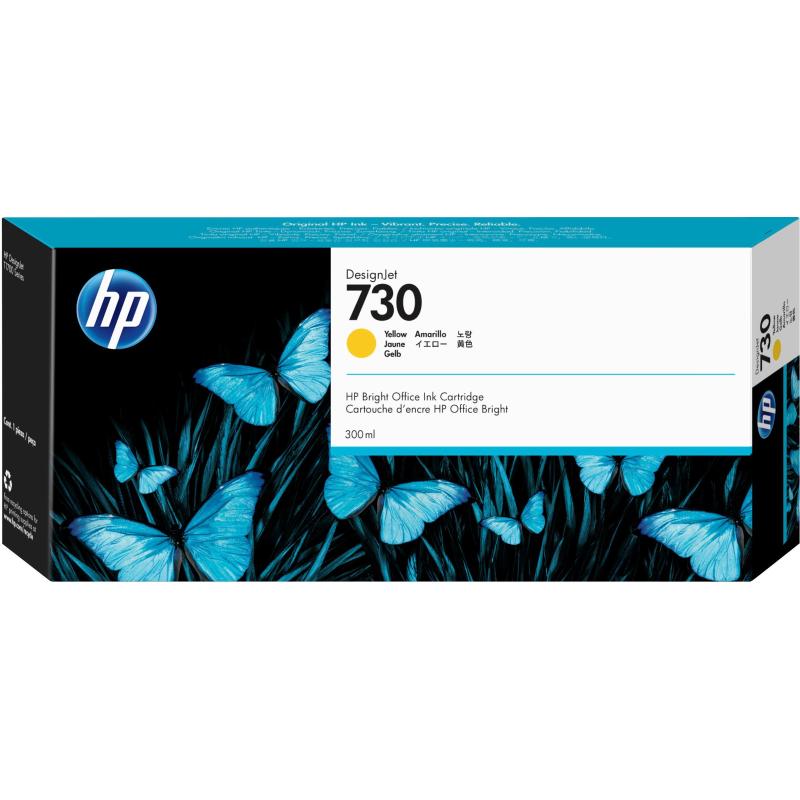 Image of Hp 730 cartuccia ink-jet 300 ml giallo