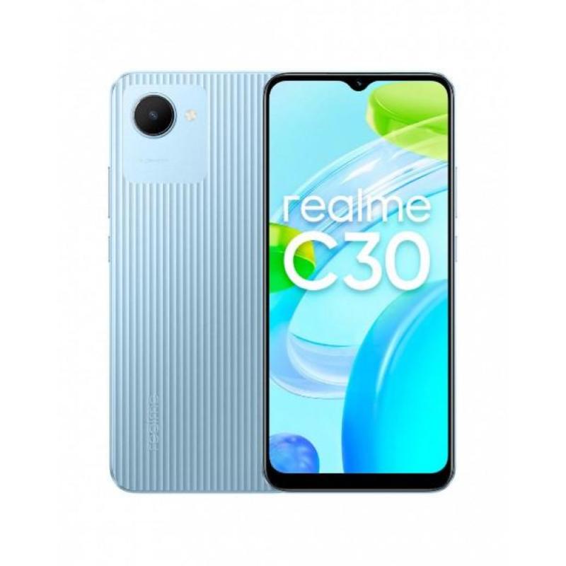 Realme c30 dual sim 6.5 octa core 32gb ram 3gb 4g lte italia lake blue
