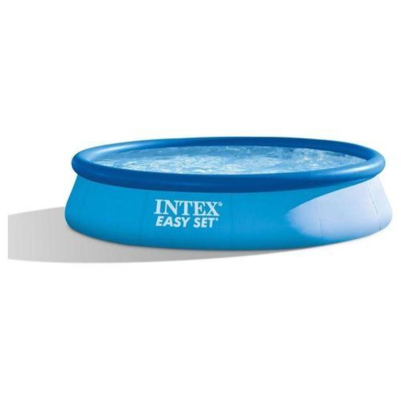 Image of Intex 28158np piscina fuori terra easy set rotonda pompa filtro 2006 l-h 9729 l pvc azzurro 457x84 cm 457x84 cm con pompa filtro