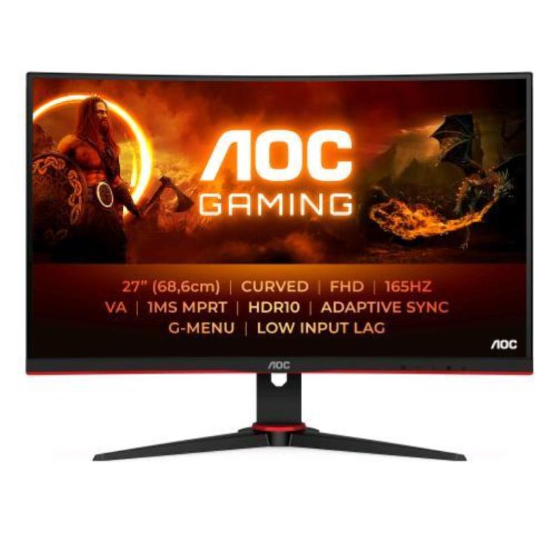 Image of Aoc g2 c27g2e-bk monitor pc 27`` 1920x1080 pixel nero-rosso