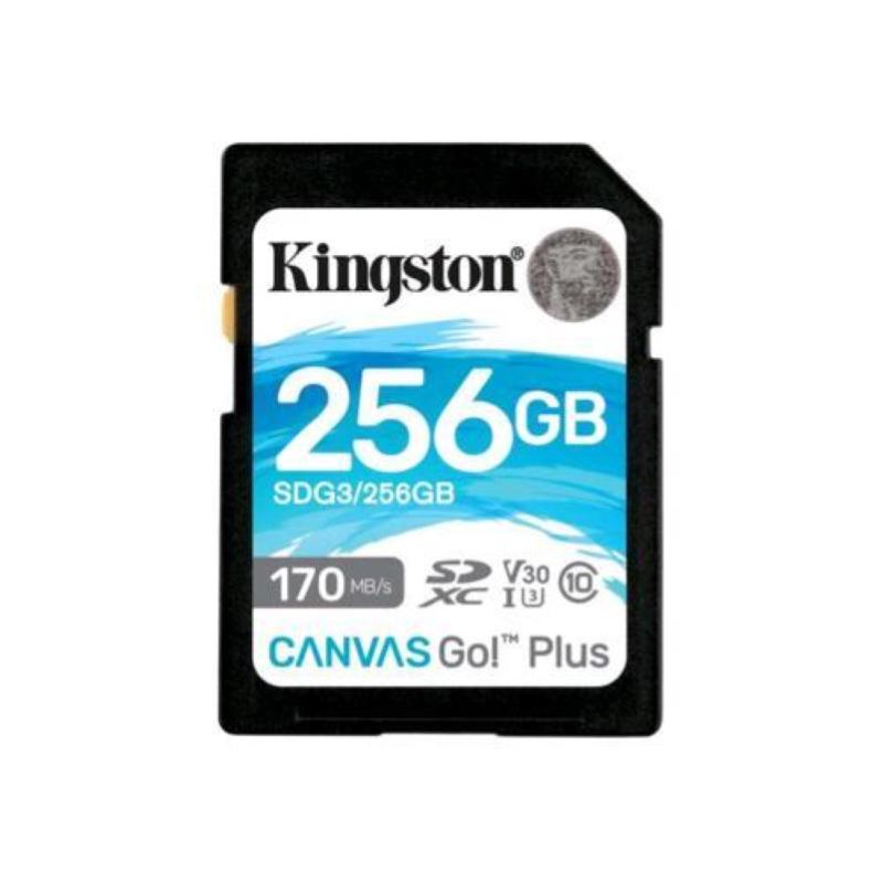 Image of Kingston technology canvas go! plus memoria flash 256gb sd uhs-i classe 10