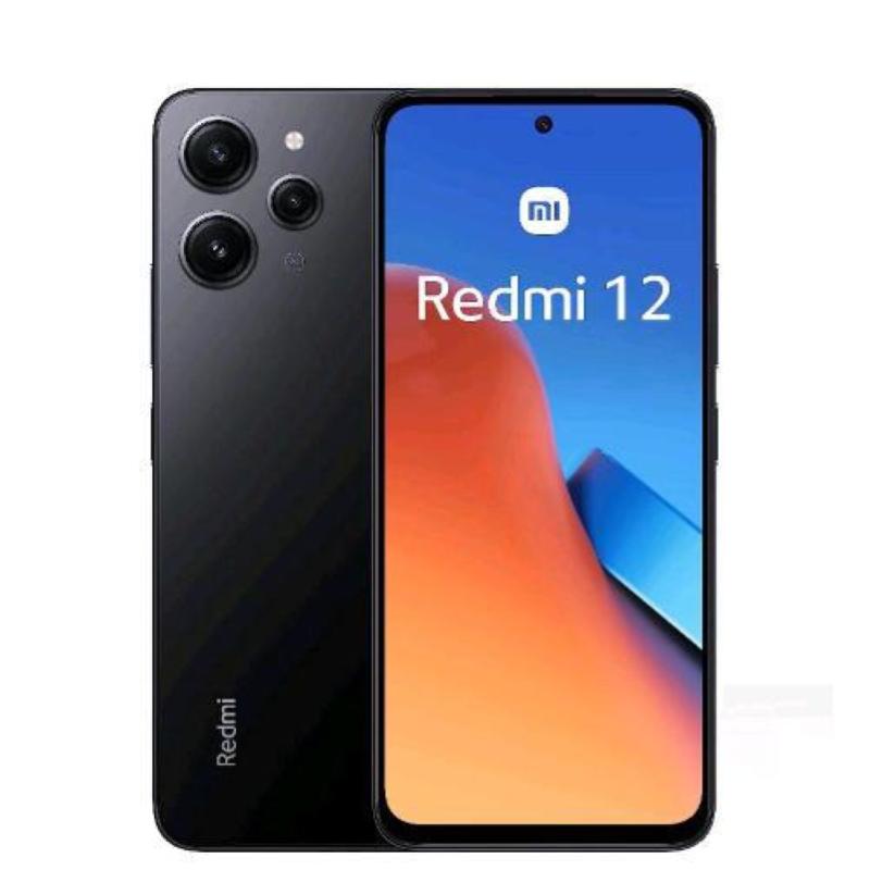 Xiaomi redmi 12 dual sim 6.79 octa core 128gb ram 4g lte europa midnight black