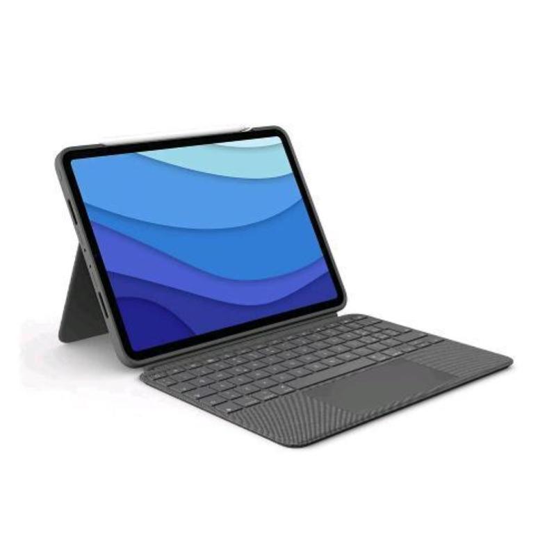 Image of Logitech combo touch grigio smart connector qwerty per ipad pro 11`` (4a 3a 2a 1a gen) italiano
