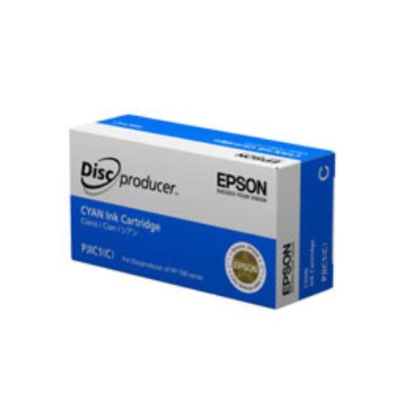 Epson discproducer pjic7(c) cartuccia inchiostro ink-jet ciano fino 1.000 dvd