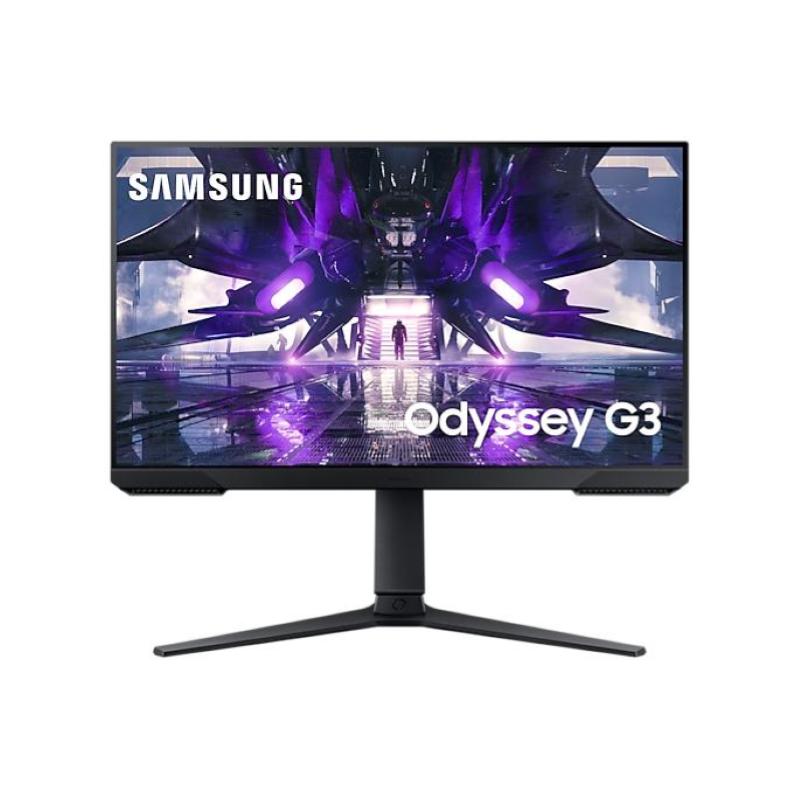 Image of Samsung monitor gaming 24`` odyssey g3 (s24ag320) flat, 24``, 1920x1080 (full hd), va, 165 hz, 1 ms, freesync premium, hdmi, display port, ingresso audio, has, pivot, flicker free, eye saver mode