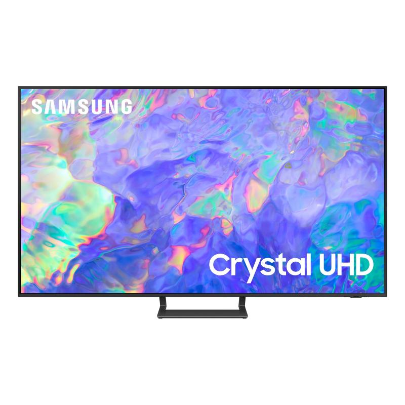 Image of Samsung series 8 tv ue55cu8570uxzt crystal ultra hd 4k smart tv 55`` dynamic crystal color ots lite titan gray 2023