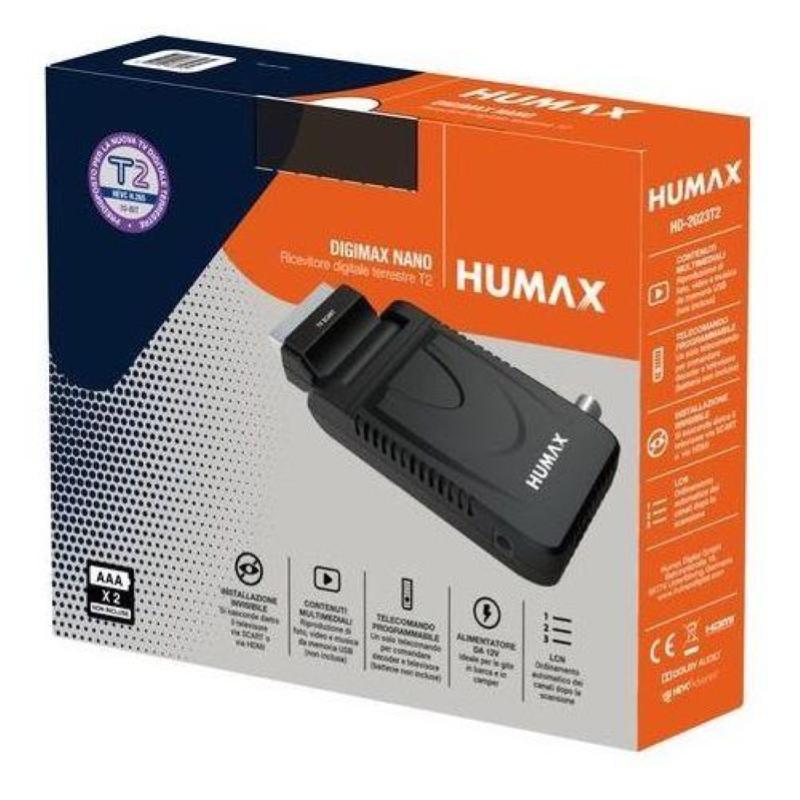 Image of Humax hd-2023t2 decoder digitale terrestre dvb-t2