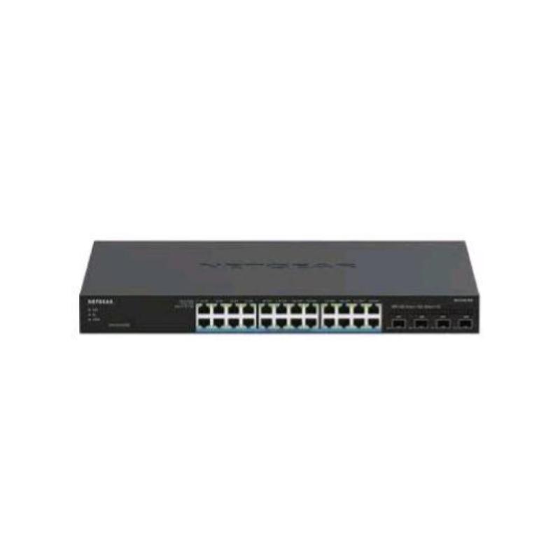 Netgear ms324txup-100eus switch 24 porte multi-gigabit 2.5g ultra60 poe++ (poe 720 w) 4 sfp uplinks
